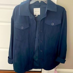 Blue corduroy Shacket